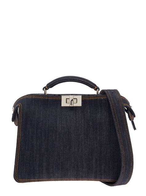 fendi peekaboo medium|fendi denim peekaboo.